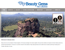 Tablet Screenshot of ceylonbeautygems.com